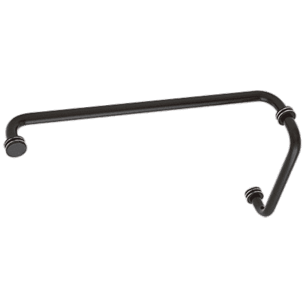 CRL Brass 8" Pull Handle and 18" Towel Bar BM Series Combination With Metal ... CRL Brass 8" Pull Handle and 18" Towel Bar BM Series Combination With Metal ...
